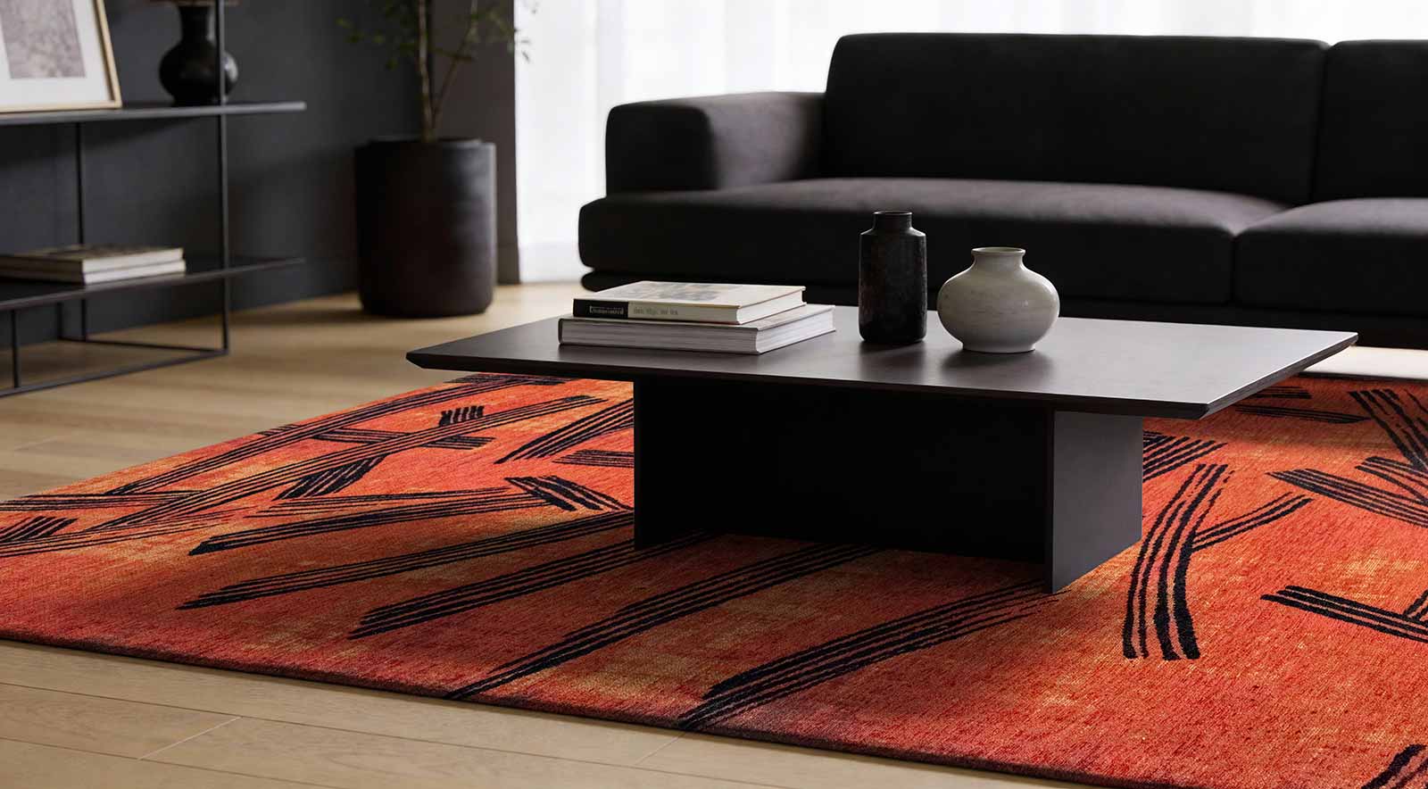 Louis De Poortere tappeto Meditation 2069 Kanji Ginger Chocolate interior 2