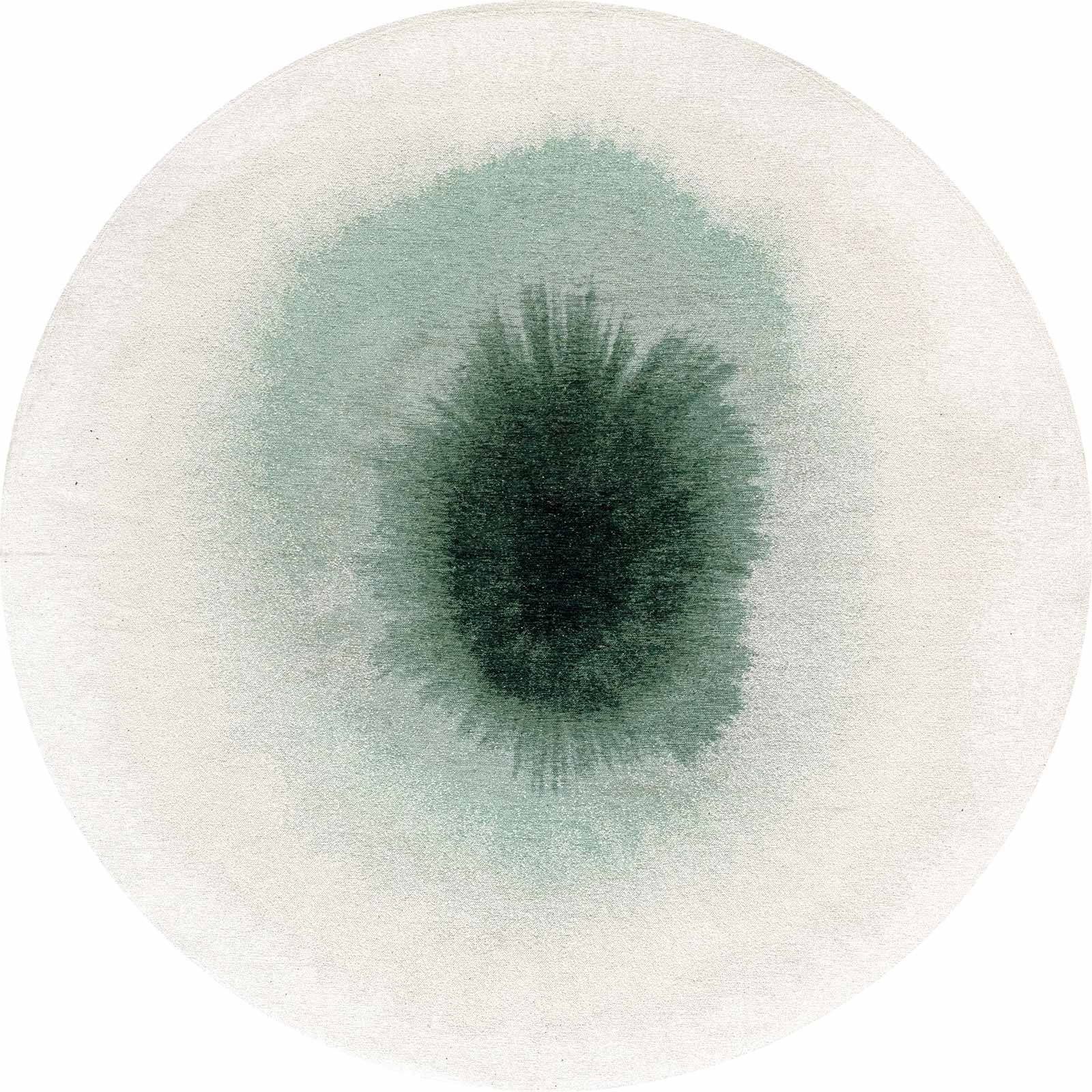 Louis De Poortere tappeto Meditation 2104 Drop Green Day round 1
